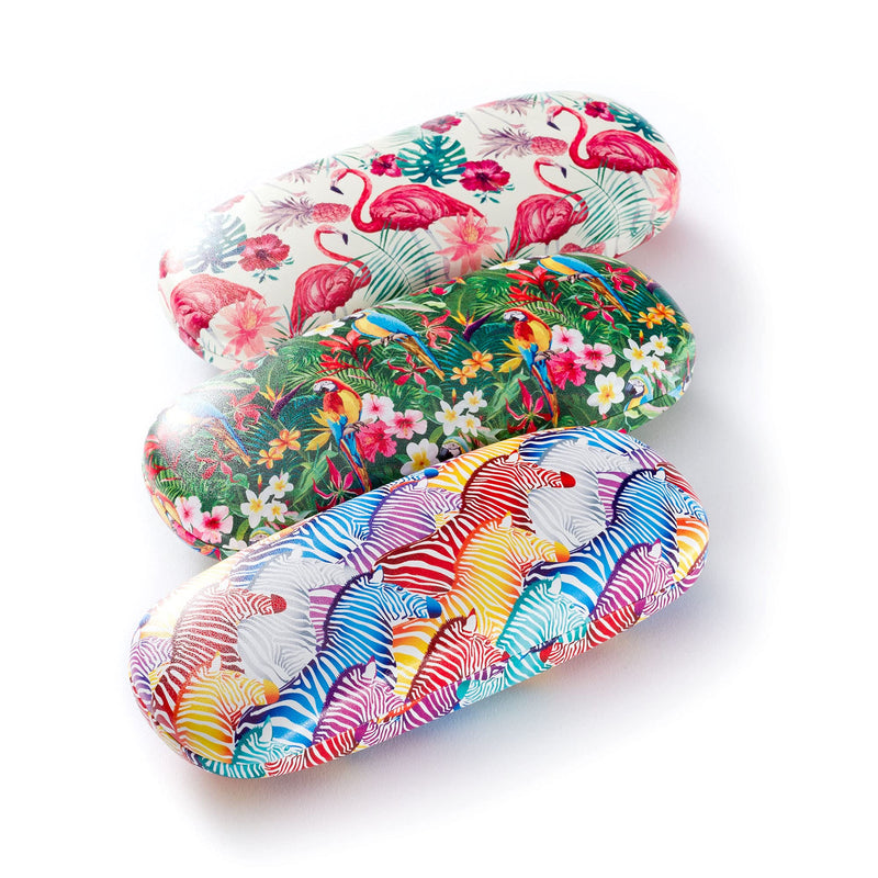 FEFI - Hardcase glasses case: WILDLIFE with matching microfiber cloth Flamingo - NewNest Australia
