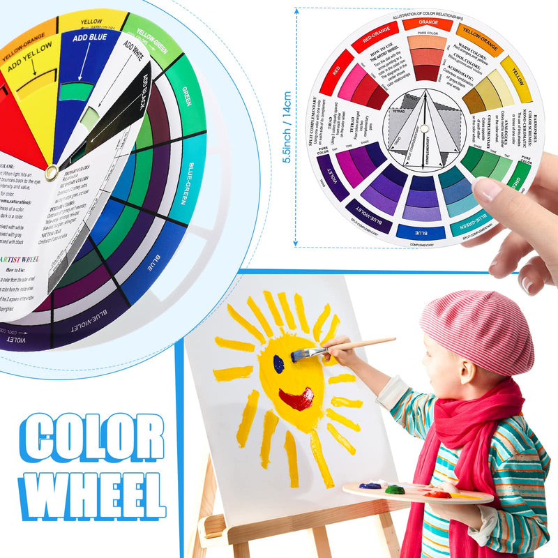 Color Finder Wheel for Artists, Proportional Divider Viewfinder Gray Scale Value Finder Pocket Drawing Tools Kit for Artists Supplies - NewNest Australia