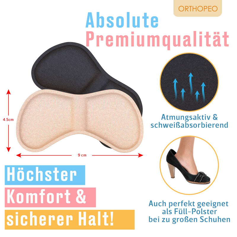Orthopeo¬© Premium Heel Pads [6 Pairs] - Improved Concept - Innovative Heel Cushion Heel Protector - Protection Against Friction And Bubbles - Heel Spur Heel Support Pad For Too Large Shoes - NewNest Australia