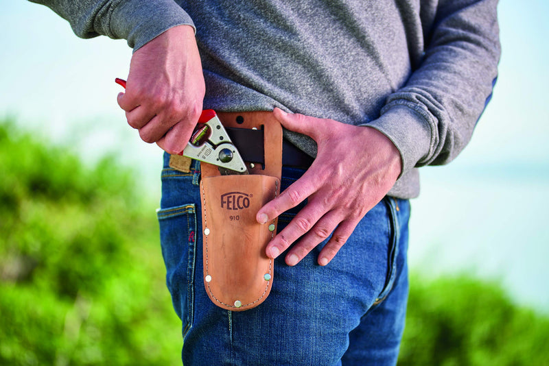 Felco Leather Holster (F 910) - Tool Pouch for Pruning Shears or Construction / Utility Tools - NewNest Australia