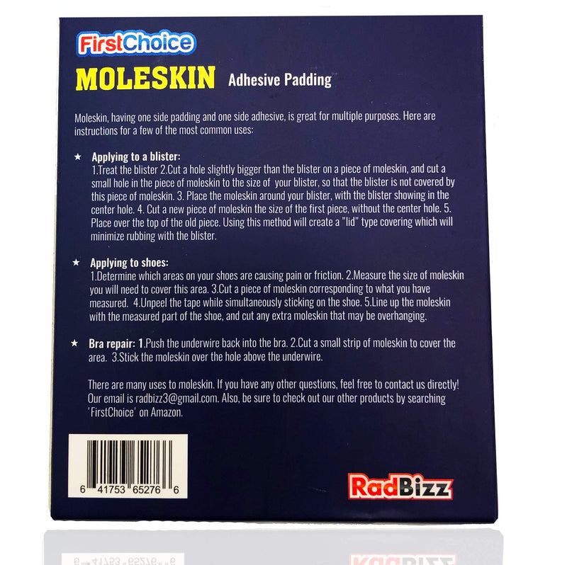 Extra Durable Moleskin Patches - 3" x 3" 10 Pack - NewNest Australia