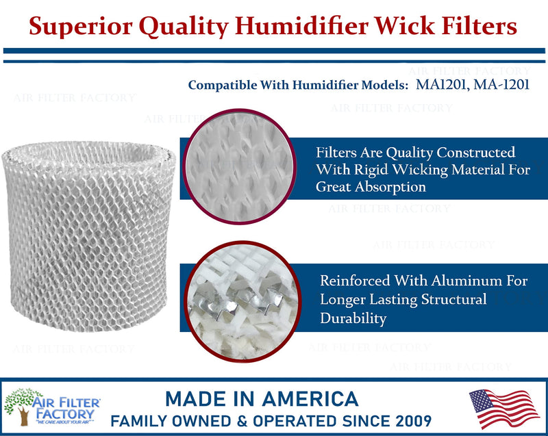 Air Filter Factory Replacement for Essick Air MA1201, MA-1201 Humidifier Wick Filter - NewNest Australia