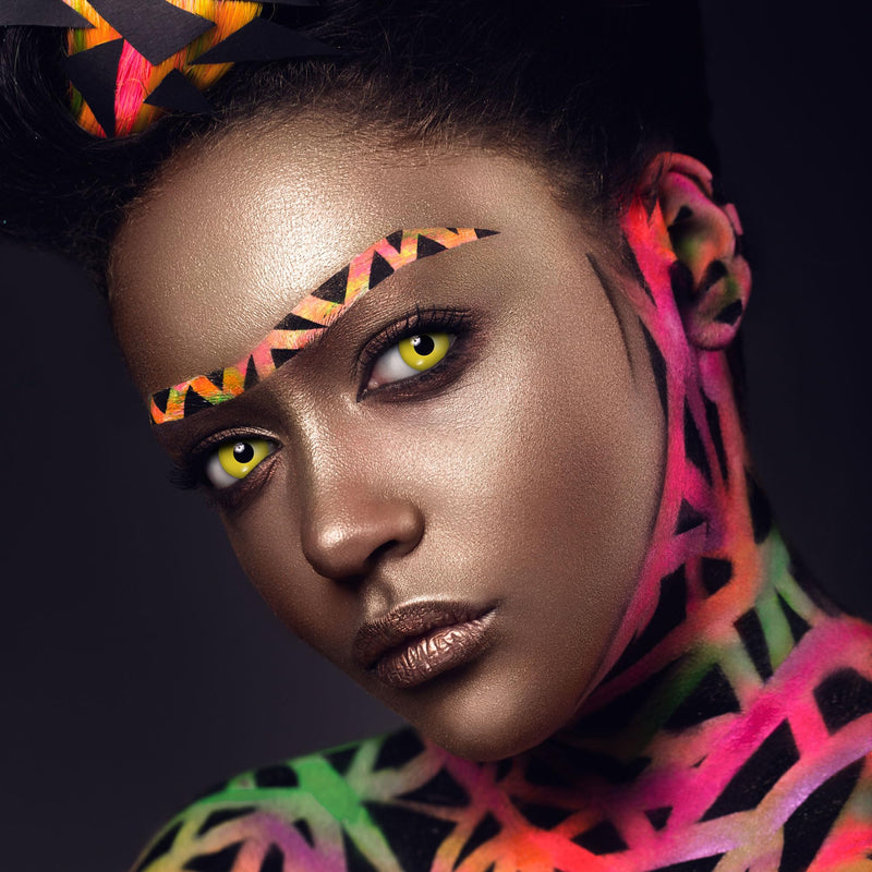 aricona contact lenses daily lenses - yellow contact lenses colored - Yellow Fear - Halloween contact lenses without strength for Halloween & costume parties - NewNest Australia