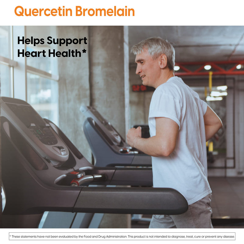 Doctor's Best Quercetin Bromelain, Immunity Support, Heart, Joint & Healthy Respiratory System, Non-GMO, Vegan, Gluten Free, Soy Free,180 VC - NewNest Australia