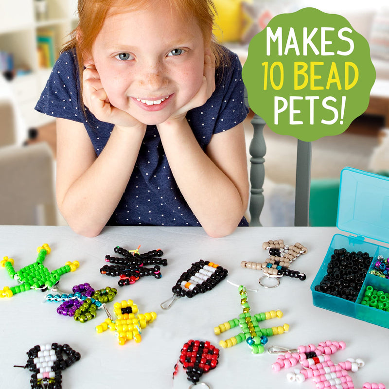 Made By Me Create Your Own Bead Pets by Horizon Group Usa, Includes Over 600 Pony Beads, 6 Key Rings, Storage Box & Much More Multi - NewNest Australia