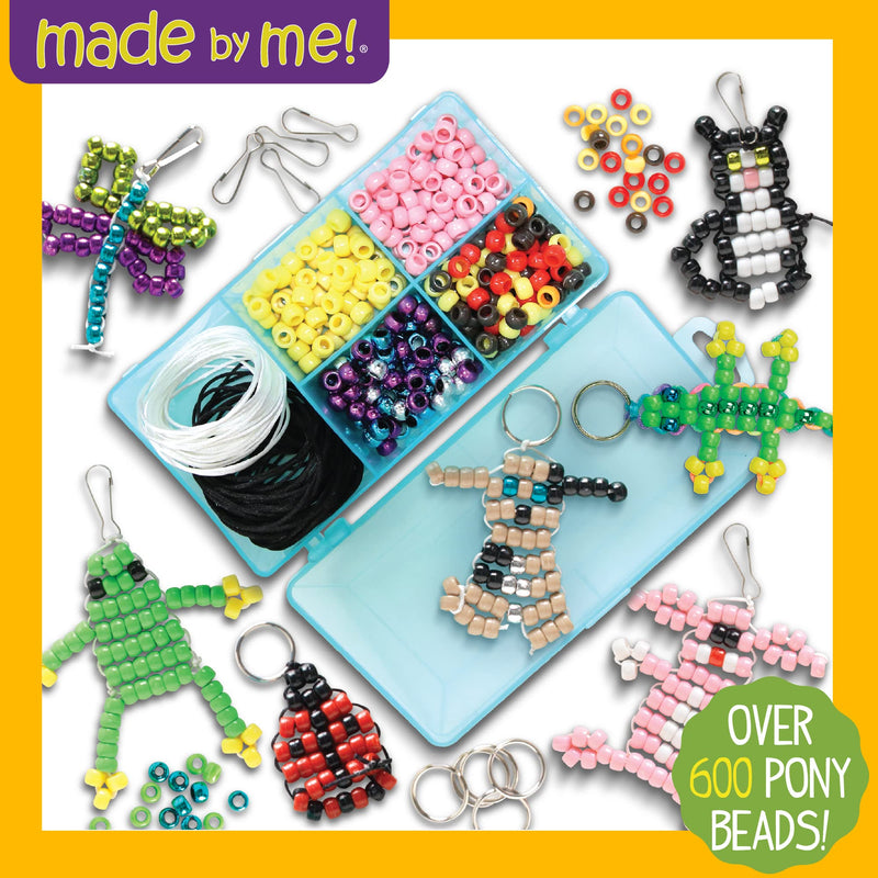 Made By Me Create Your Own Bead Pets by Horizon Group Usa, Includes Over 600 Pony Beads, 6 Key Rings, Storage Box & Much More Multi - NewNest Australia