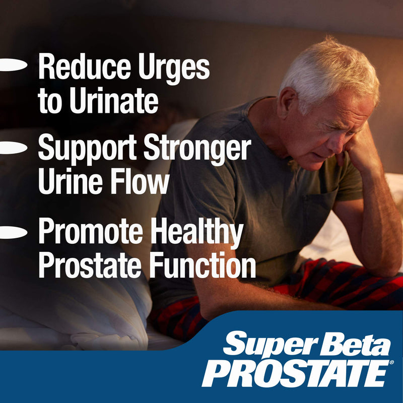 Super Beta Prostate Supplement for Men - Reduce Bathroom Trips Day & Night, Over 15 Million Bottles Sold - Promote Sleep, Better Bladder Emptying & Healthy Prostate, Beta Sitosterol (120ct, 2 Bottle) - NewNest Australia