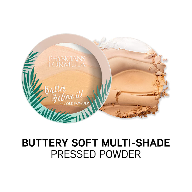 Physicians Formula, Butter Believe It! Face Powder, Pressed Powder with Soft Texture, with Murumuru Butter, Cupuaçu Butter, Tucuma Butter, Essential Fatty Acids and Pro-vitamins, Creamy Natural - NewNest Australia
