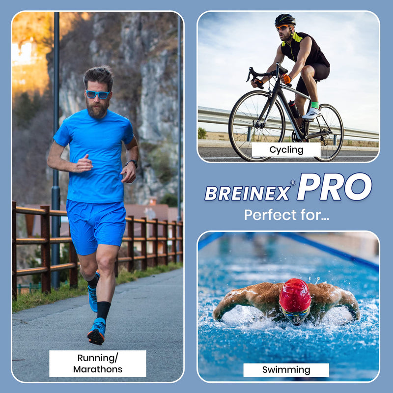BREINEX Pro | Perfect for Professional & Inspiring Athletes at All Levels of Competition. Runners, Swimmers, Cyclists | Train Lung Endurance & Unblocks Airways High Resistance - NewNest Australia