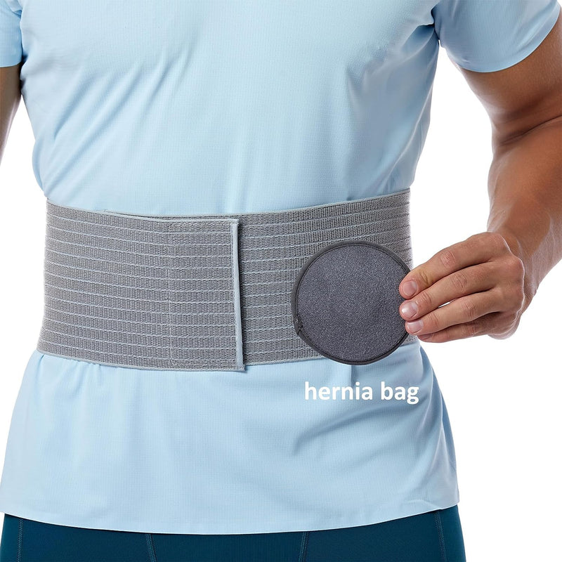 HEERTEAJ umbilical hernia bandage & inguinal hernia bandage as an abdominal bandage. Abdominal belt for navel hernia. Inguinal hernia bandage | Hernia Abdominal Belt for Women & Men L 1 - NewNest Australia