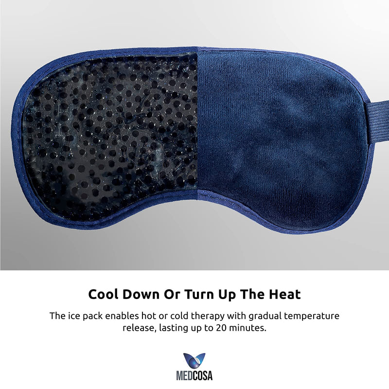 Medcosa Eye Ice Pack | Cool & Soothe Your Tired Eyes with Our Cold Gel Mask | Cooling Pain Relief for Puffy Eyes, Aiding Migraines & Aiding Sleeping - NewNest Australia