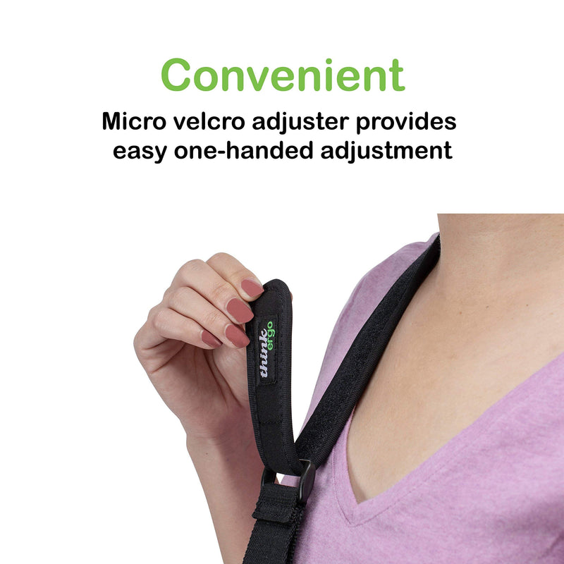 Think Ergo Arm Sling Sport - Lightweight, Breathable, Ergonomically Designed Medical Sling for Broken & Fractured Bones - Adjustable Arm, Shoulder & Rotator Cuff Support (Small/Youth) Small/Youth - NewNest Australia