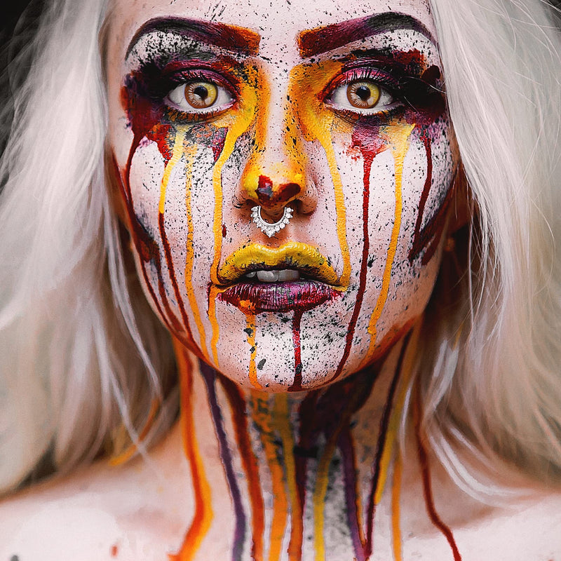 Colored Yellow Contact Lenses Anime Yellow Circle Lenses Heroes Of Cosplay Strong Opaque Without Prescription with Free Lens Case 0.0 Diopters 8.6 Millimeters 14.00 Millimeters 2.0 - NewNest Australia