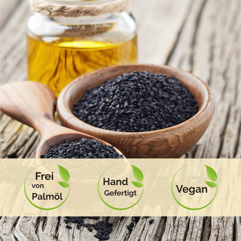 Natural Products Black - NeuroPsori Soap, skin care for neurodermatitis and psoriasis - without palm oil, 100g - NewNest Australia