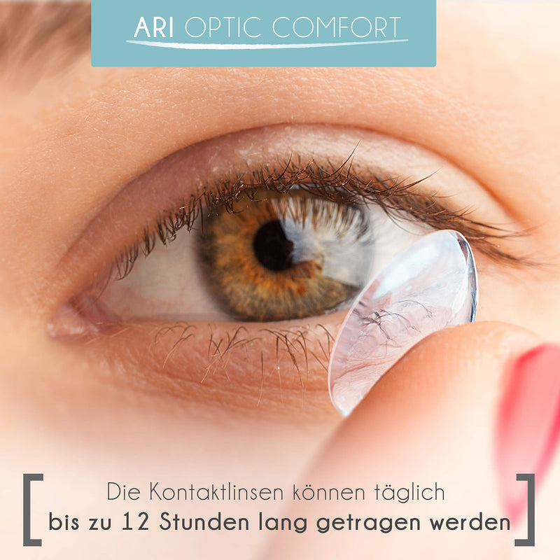 Aricona Contact Lenses Monthly Lenses Soft, Pack Of 6 | Bc 8.6Mm | Slide 14.2 | +5.0 Diopter - Soft Contact Lenses With Power For Daily Use +5.0 Diopter (Pack Of 6) - NewNest Australia