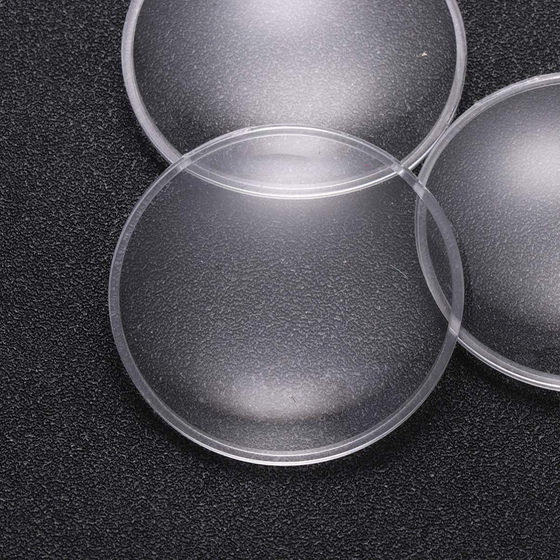 Hemobllo Optical 3D Lens for Magnifier - 20 Pcs 42mm Diameter Double Convex Lenses 68mm Focal Lengths Biconvex Lens Magnifying Glass Lens Optical Plastic PMMA Lens - NewNest Australia