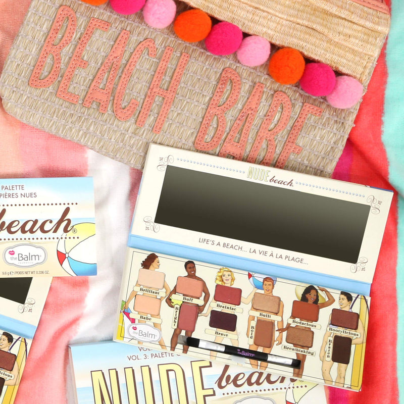 theBalm Palettes Cosmetics Nude Beach Eyeshadow Palette 9.6G, Beige - NewNest Australia