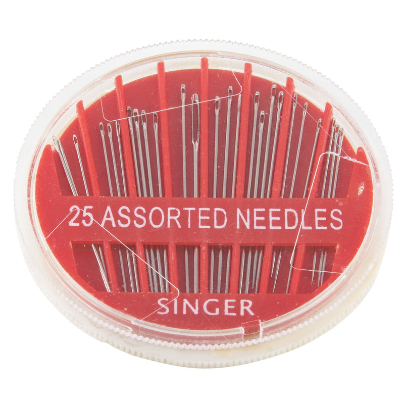 SINGER 00276 Assorted Hand Needles in Compact, 25-Count,Assorted 25/Pkg 1-Pack - NewNest Australia