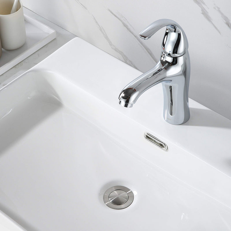 Pop up Sink Drain Stopper for Bathroom Vessel Vanity Sink Art Basin Brushed Nickel,Small Cap with Overflow, Metal Pop up Drain Strainer with Detachable Basket Stopper - NewNest Australia