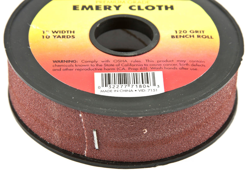 Forney 71805 Emery Cloth, 180-Grit, 1-Inch-by-10-Yard Bench Roll - NewNest Australia