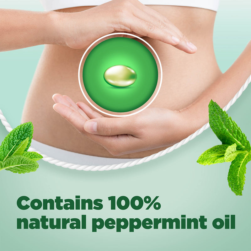 Buscomint 0.2 ml Peppermint Oil IBS Multi Symptom Treatment, Soft Gel Capsules, 24 Count (Pack of 1), 100% Natural Active Ingredient, Preservatives Free 24 Count (Pack of 1) - NewNest Australia