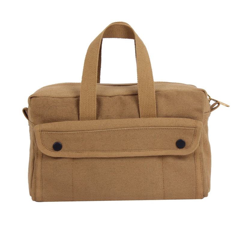 Rothco Mechanics Tool Bag with Brass Zipper Coyote Brown - NewNest Australia