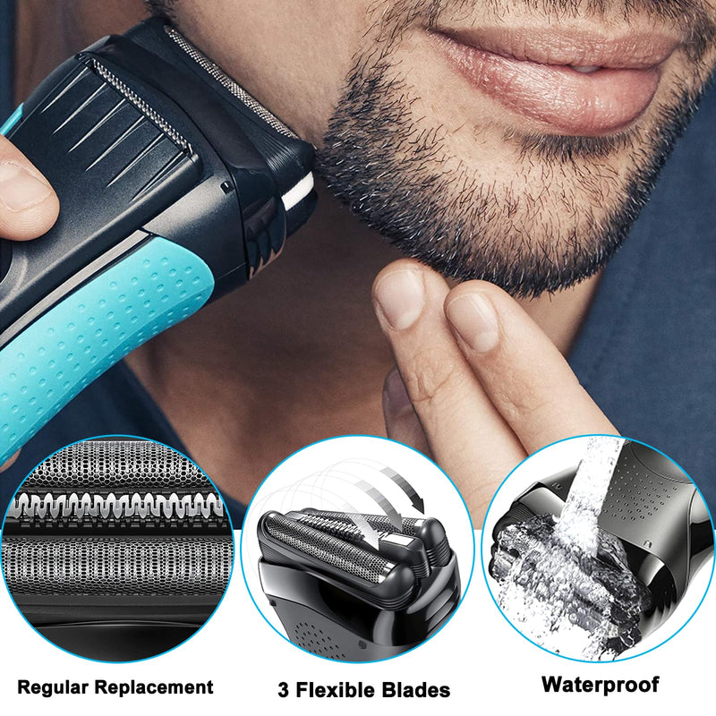 Replacement Electric Shaver Head for Series 3, Series S3 Shaving Head Electric Shaver Replacement Shaving Part Compatible with Series 3 300S 301S 310S 3020S 3030S 3040S 3080S 3050CC 3090CC - 21B - NewNest Australia
