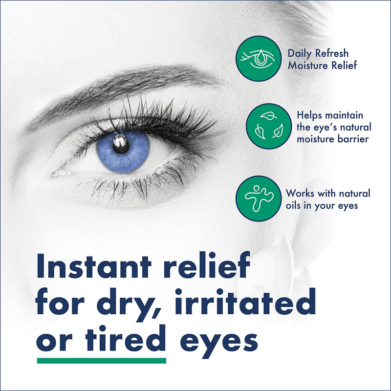 The Eye Doctor Eye Drops Refresh Twin Pack - Preservative Free Eye Drops Dry Eye Relief - 0.1% Sodium Hyaluronate - Daily Refresh Tired Eyes - Suitable for Contact Lenses - 2X 10ml Easy to Use Bottle 10 ml (Pack of 2) - NewNest Australia