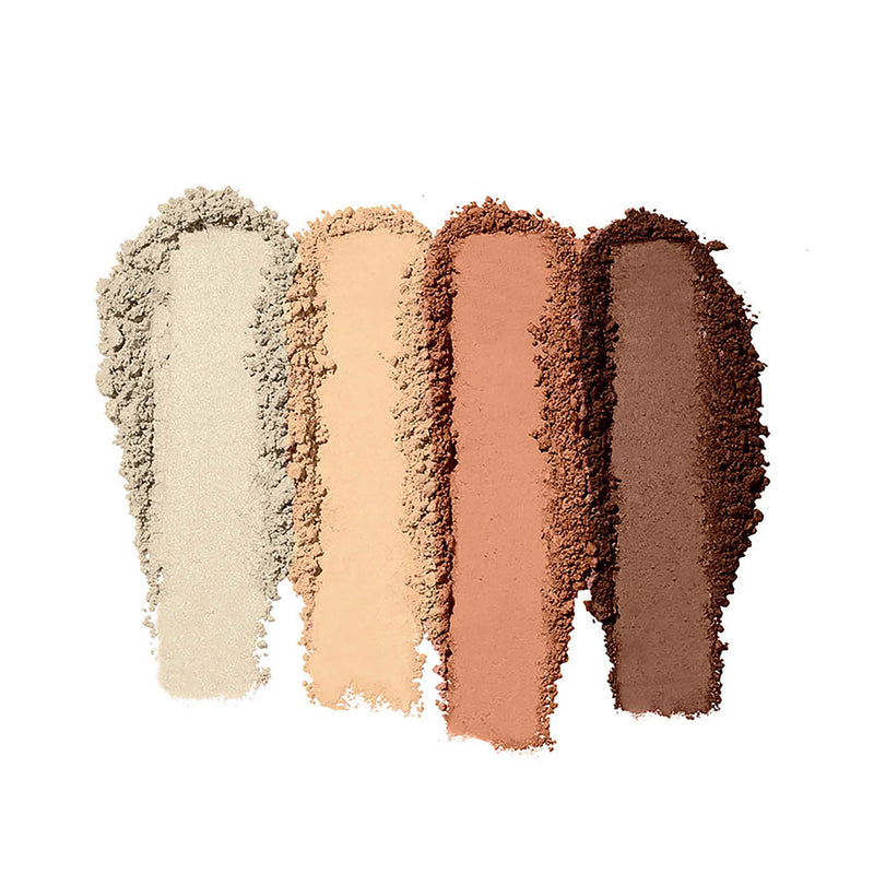 Contour Palette, 4 Shades, Customizable, Easy to Apply, Sculpts, Shades, Brightens, Light/Medium, Infused with Vitamin E, All-Day Wear 16g - NewNest Australia