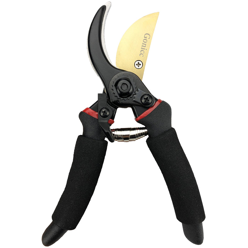 gonicc 8" Professional Premium Titanium Bypass Pruning Shears (GPPS-1003), Hand Pruners, Garden Clippers. - NewNest Australia