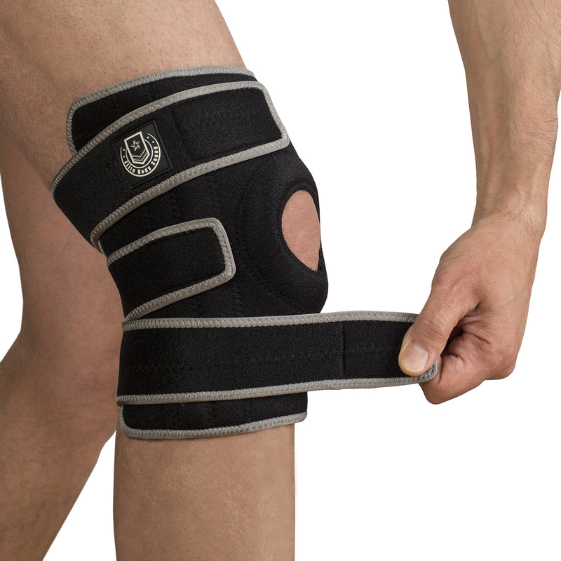 Knee Support - Elite Body Squad Adjustable Neoprene Knee Brace - for Rehab, Sports, Injury Protection, Knee Pain, Knee Replacement Recovery + Arthritis - One Size Fits All - NewNest Australia