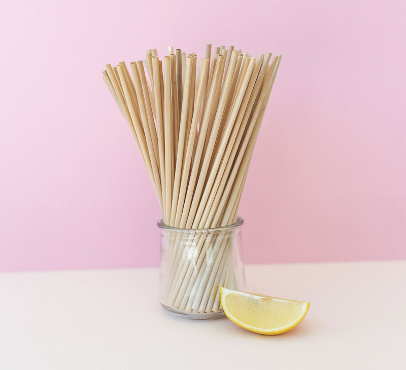 NewNest Australia - HAY! Natural Drinking Straws, Tall 7.75'' 