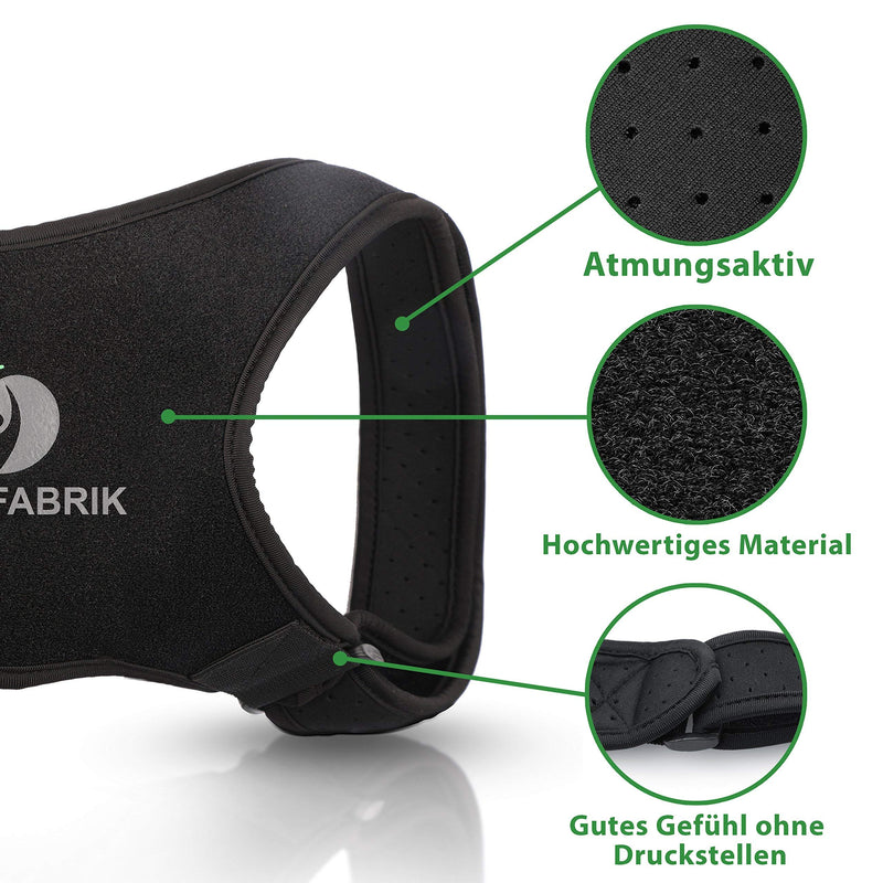 Winner 2020 Vitalfabrik Back Support Straight Holder For Posture Correction, Shoulder Strap, Back Stabilizer, Back Pain, Posture Correction, Back Women, Posture Correction, Back Men, Back Straightener, Men, Black, M - NewNest Australia