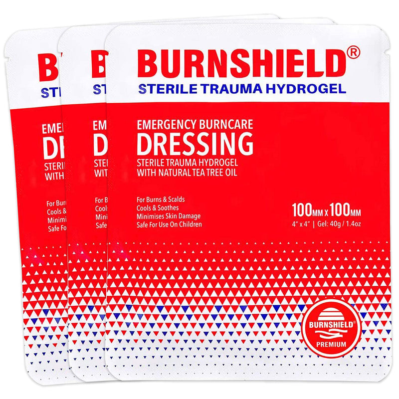 Burnshield 4" X 4" Burn Dressing, Sterile - 3 Count - NewNest Australia