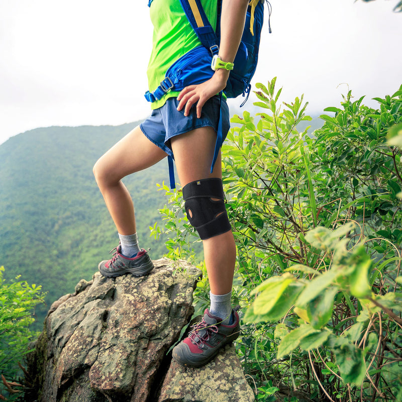 Bracoo Knee Stabilizer Brace, Open-Patella Support - Joint Pain Relief for Sprains, Arthritis, MCL, LCL, Sports Injury & Recovery - KP30 - NewNest Australia