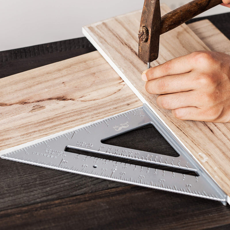 Mr. Pen Metal 7 Inches Rafter Square, Carpenter Square, 2 Pack - NewNest Australia