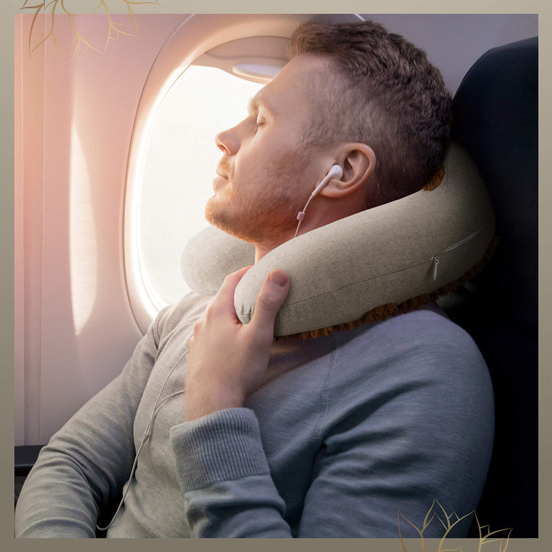 Glanzst√ºck Berlin Health Collection: Premium Neck Pillow, Acupressure Pillow, U Shape Pillow For Home & Travel, Yoga & Meditation, Fight Tension In Neck & Shoulders - NewNest Australia