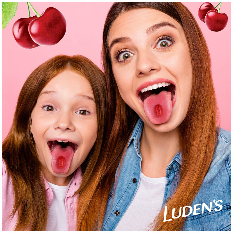 Ludens Deliciously Soothing Throat Drops, Wild Cherry Flavor, 90 Count - NewNest Australia