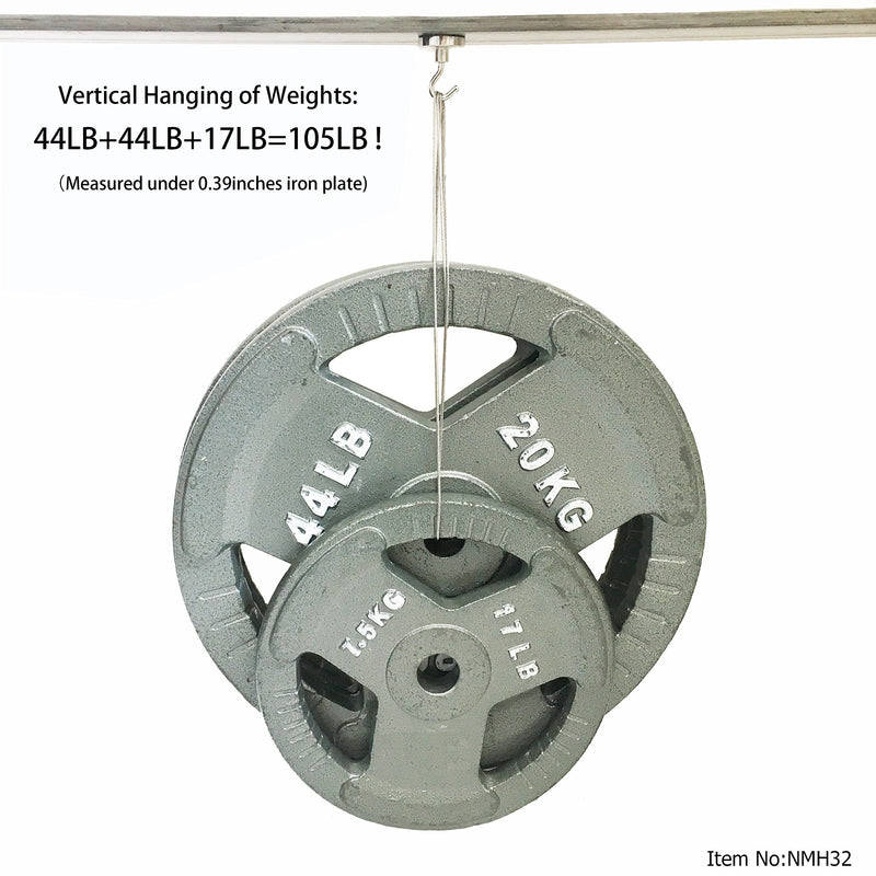 Neosmuk Magnetic Hooks Heavy Duty,100 lb Strong Magnet with Hook for Fridge, Super Neodymium Extra Strength Industrial Hooks for Hanging, Magnetic Hanger for Toolbox, Cruise, Grill, Coat and Storage 5 100lbs plus hooks - NewNest Australia