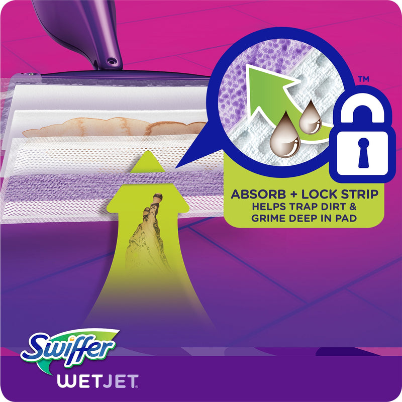 Swiffer WetJet Hardwood Floor Cleaner Spray Mop Pad Refill, Multi Surface, 24 Count WetJet Pad Refill - NewNest Australia
