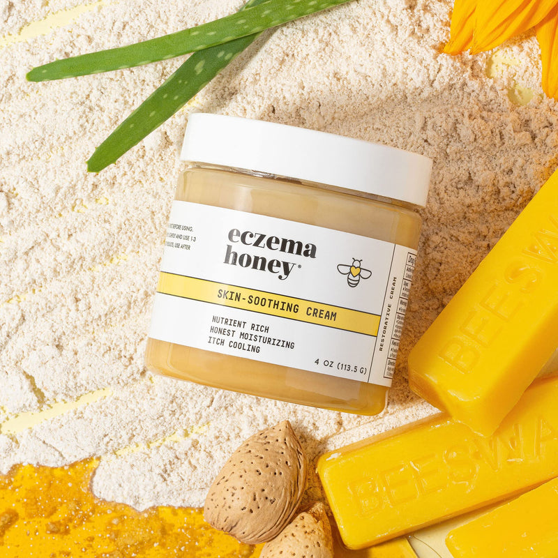 Eczema Honey Original Skin-Soothing Cream for Sensitive Skin- Relieves Dry, Itchy, Irritated Skin, Fast Absorbing with Colloidal Oatmeal and Restorative Oils Cruelty Free Eczema Relief (4oz) - NewNest Australia
