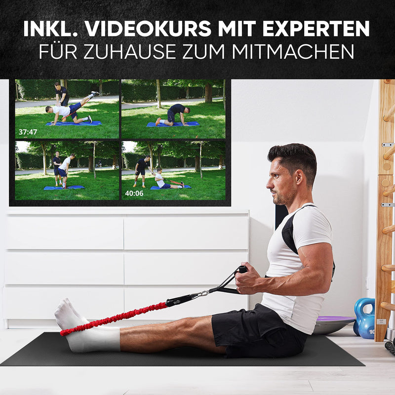 Posture Corrector For Men And Women, 3-In-1 Back Straightener And Back Support For Perfect Posture And Shoulder Pain, Adjustable Shoulder Strap With Fitness Band And Premium Video Course (M) - NewNest Australia