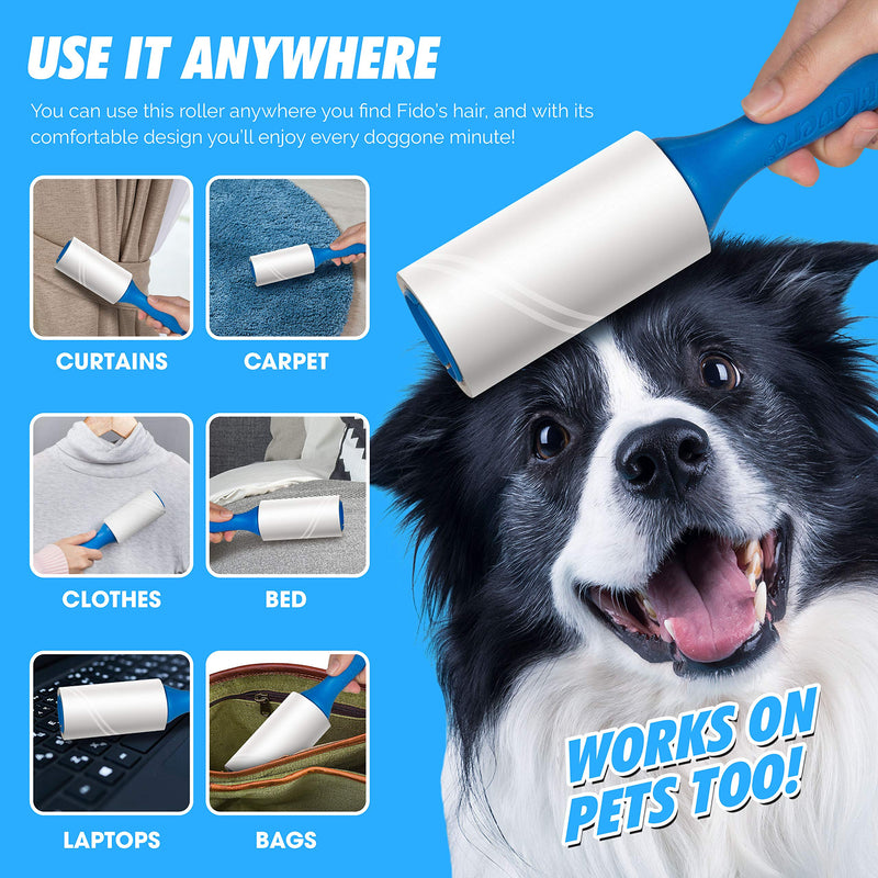 PetLovers Extra Sticky Lint Roller Mega Value Set 450 Sheets for Pet Hair Removal, Dog and Cat Lint Remover - NewNest Australia