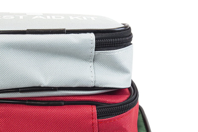 Clay Roberts First Aid Kit, Grey, Compact First Aid Kit Bag, Bandages, Dressing Pads, Plasters, Emergency & Medical Supplies, 1st Aid Kit Bag for Travel, Home, Family, Holidays, Cars and Camping - NewNest Australia