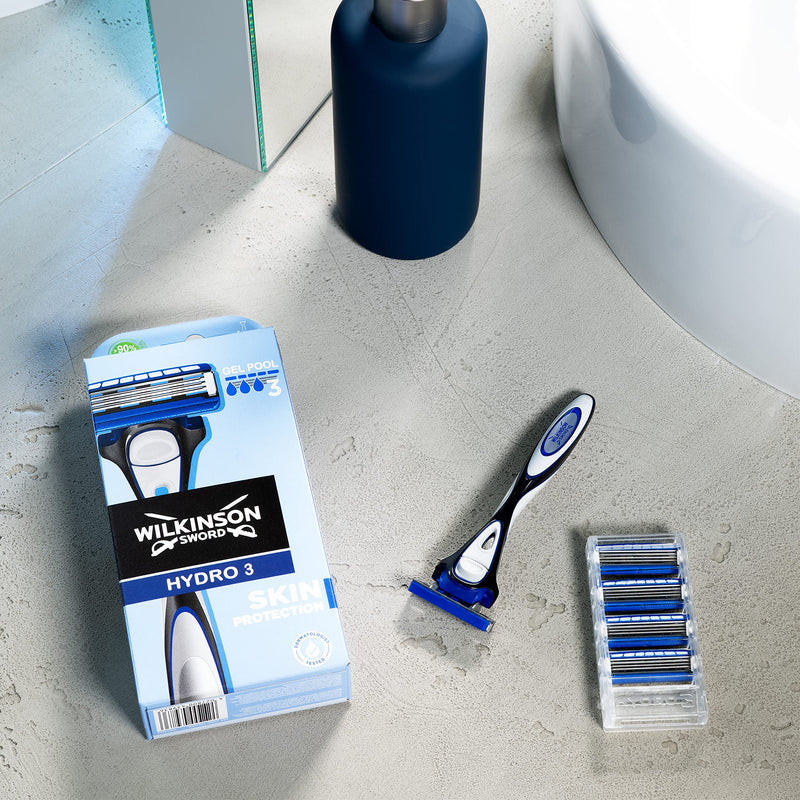 Wilkinson Sword Hydro 3 Skin Protection Razor Blades, 8 Razor Blades 8 Pieces (Pack of 1) - NewNest Australia