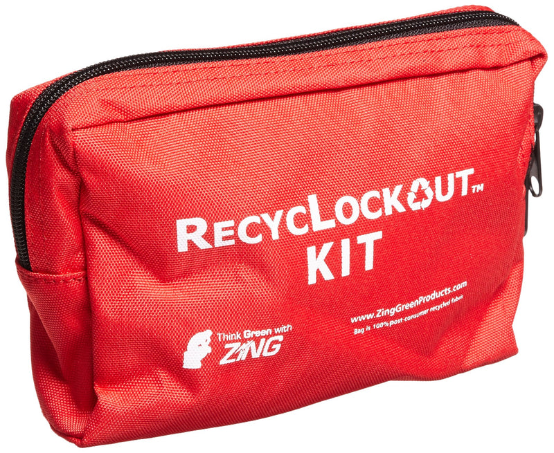 ZING 7119 RecycLockout Lockout Tagout Kit, 11 Component, General Appli ...
