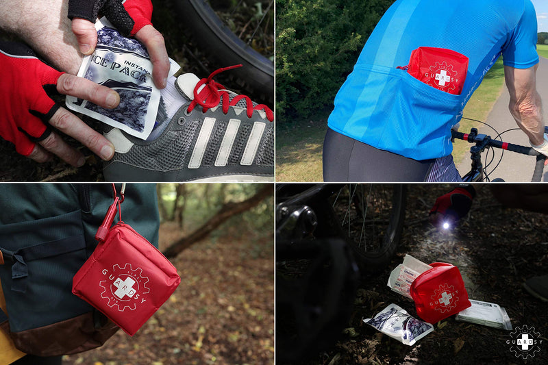 Guardsy Mini First Aid Kit | Compact Small Medical Emergency Survival Kit perfect for Car, Travel, Hiking, Camping, Outdoor, Cycling, Running, Home, Vehicle, Sports. With Digital First Aid Guide app - NewNest Australia