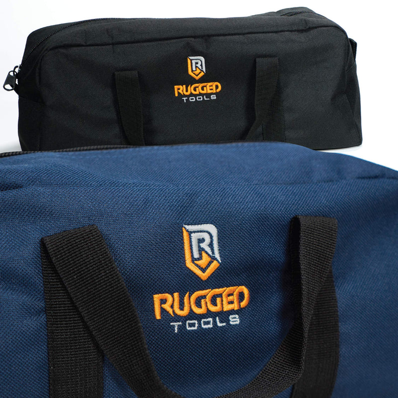 Rugged Tools Tool Bag Combo - Includes 1 Small & 1 Medium Toolbag - Organizer Tote Bags for Electrician, Plumbing, Gardening, HVAC & More - NewNest Australia