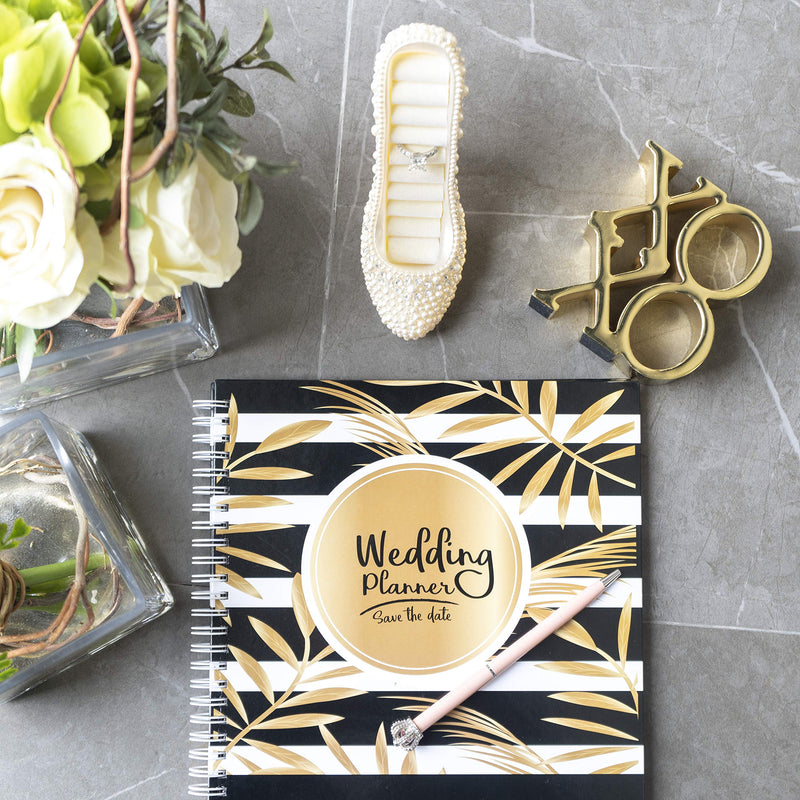 The Ultimate Wedding Planner - Organize The Wedding of Your Dreams. Hardcover, 80 Pages. Checklists, Party Planner, Budget Organizer, Bridal Shower, Rehearsal Dinner, Suppliers, Honeymoon & Much More - NewNest Australia