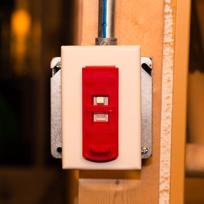 ZING 6064 RecycLockout Lockout Tagout, Wall Switch Lockout, Recycled Plastic 1 - NewNest Australia
